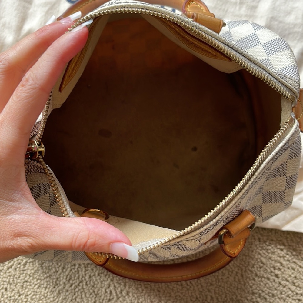 Louis Vuitton Authentic Damier Azur Speedy 25 - Picture 14 of 16